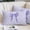 Purple, variant on Cute Bow Pillow Covers, Linen Long Throw Pillow Case, Blue Bowknot Minimalist Solid Color Holiday Pillow Protector Decorative Cushion Cover for Living Room/Bedroom 20" x 26"