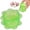 Green, variant on HonestMatter Garlic Press, Manual Garlic Mincer and Crusher with Plastic Body, Garlic Twister for Herbs Onions and Ginger, Easy Clean Kitchen Tool, Green