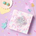 thumbnail image 4 of 96"x30" Unicorns Birthday Gift Wrapping Paper Purple, 4 of 5