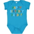 thumbnail image 3 of Inktastic Happy Birthday Daddy Boys or Girls Baby Bodysuit, 3 of 5