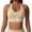 Beige, variant on MDUKONU Women's Running Bra Breathable Plus Size All Day Comfort Red M