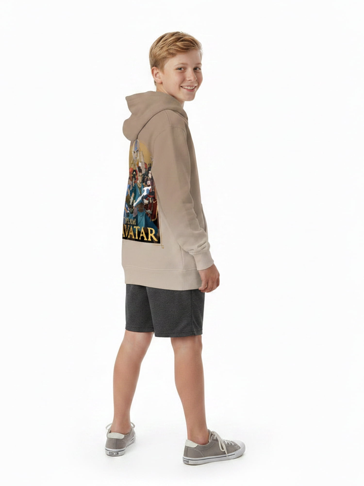 Avatar: The Last Airbender, Boys' & Big Boys' Elevated Graphic Hoodie, Sizes 4-18