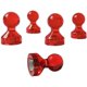 thumbnail image 1 of 30 piezas de neodimio rojo tablero magnético nevera pizarra magnética pines para tablón de anuncios JAMW Sencillez, 1 of 5