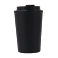 thumbnail image 1 of Taza de viaje, botella térmica reutilizable de 380 ml, botella de agua para beber negro, 1 of 9