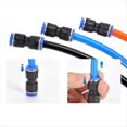 thumbnail image 3 of 80 conectores rápidos a presión para tuberías de polietileno (PU/PA/PE/PVC), compatibles con tubos de 1/2, 3/8, 5/16, 1/4 y 5/32 pulgadas., 3 of 5