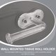 thumbnail image 3 of GOOHOCHY Portarrollos de papel higiénico de acrílico Portarrollos de papel higiénico de pared Portarrollos de papel higiénico, 3 of 8