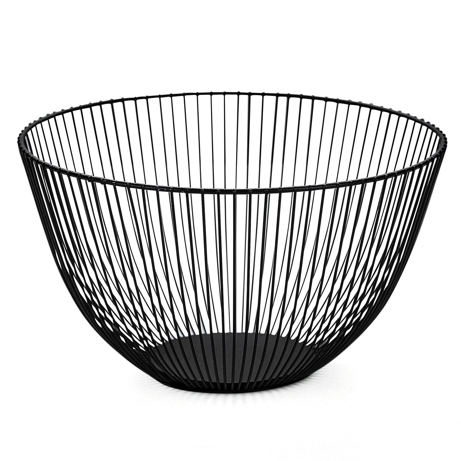 ReaNea Black Metal Wire Fruit Storage Baskets, Fruit Bowl for kitchen ...