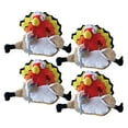 thumbnail image 2 of Pack of 4 Red and Brown Chef Thanksgiving Turkey Costume Party Accessories - One Size, 2 of 4