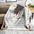 thumbnail image 2 of 90th Birthday Gifts for Women,Gifts for 90 Year Old Woman,90th Birthday Gift Ideas,mom Birthday Gifts,Happy 90th Birthday Decorations for Her Wife Sister,Best Friend Birthday Gifts,Soft Throw Blanket, 2 of 5