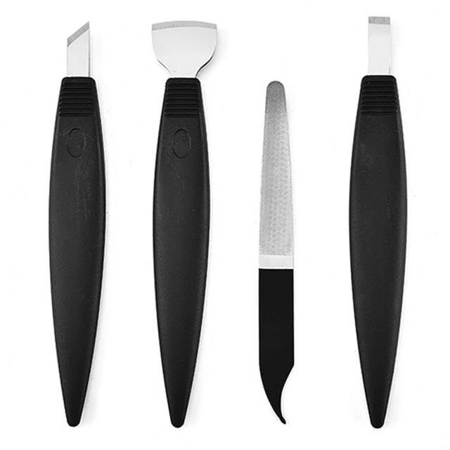 Juego de cuchillos de pedicura: cuchilla para afeitar callos, herramienta para quitar callos y piel dura y gruesa para pies