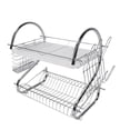 thumbnail image 4 of Tier Dish RackDish Rack 2 Tier Dish Drainer Kitchen Drying Rack Remarkable Clarity, 4 of 5