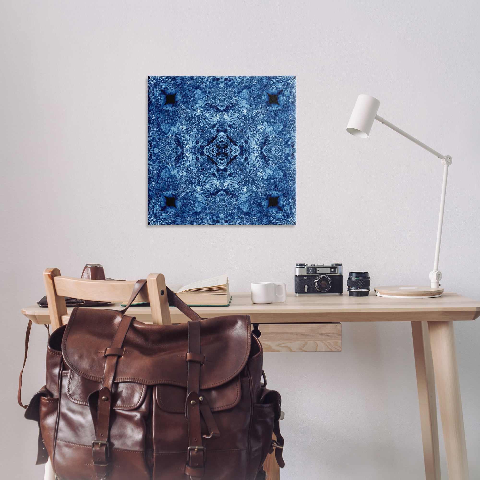Stupell Industries Detailed Mosaic Motif Abstract Painting Wrapped Canvas Art Print Wall Art, 30 x 30
