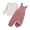 Pink, variant on KIMI BEAR 2T Toddler Girl Outfit Set 3T Child Girls Winter Clothes Long Sleeves Heart T-shirt Top Overalls Set Adjustable Strap Suspender Pants 2pcs Clothing Pink