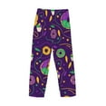 thumbnail image 5 of Easygdp Mardi Gras and Donuts Men's Pajama Pant, Sleep Elastic Waistband Lounge Pants - XX-Large, 5 of 9