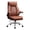 Brown, variant on FASTES Ergonomic Office Chair, Desk Chair with High Back Flip-up Armrests Big and Tall Gaming Leather Chair with Rocking Function 2 Reclining Position,Black