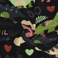 thumbnail image 6 of Bingfone Cute Dinosaurs Women's Sarong Swimsuit Cover Ups Bathing Suit Coverups Chiffon Beach Wrap Skirts, 6 of 7