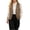 Khaki, variant on GigrtiJin Women's Cotton Linen Vests Button Down Sleeveless Vests Dressy Casual Baggy Lightweight Going Out Vests for Womens
