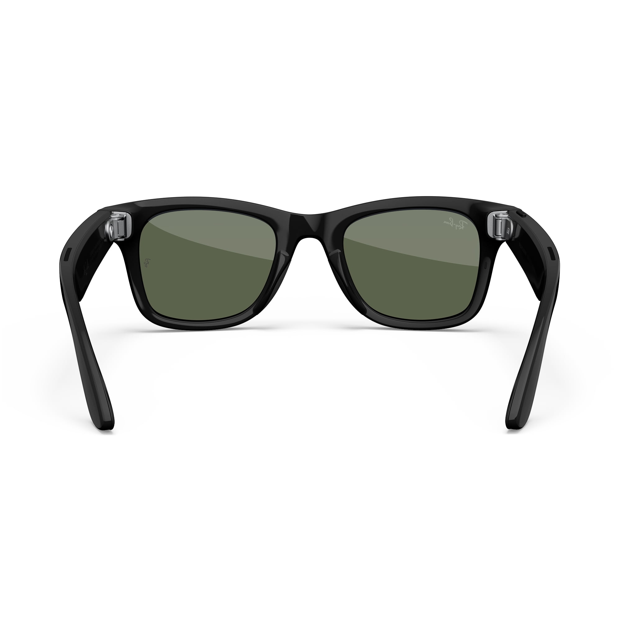 Ray-Ban Meta (Gen 1), Wayfarer Large, Shiny Black, Green Lenses | Smart AI Glasses