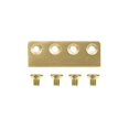 thumbnail image 1 of Slide Door Hardware Adaptor, Brushed Gold, 1 of 1