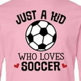 thumbnail image 4 of Inktastic Soccer Sports for Kids Long Sleeve Youth T-Shirt, 4 of 5