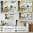 thumbnail image 4 of Designart "Bicycle Calm Pedaling IV" Transportation Floater Framed Canvas Wall Art, 4 of 7