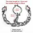 thumbnail image 4 of OUSITAID Halloween Decor Halloween Plastic Simulation Chain Prisoner Decoration Haunted House Props A, 4 of 9