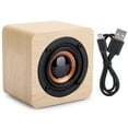 thumbnail image 2 of Wooden Speaker, Small  Speaker Box, Home Subwoofer, With  Vibration Diaphragm, Suitable For Bathroom, Office, Home, 2 of 8
