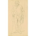 thumbnail image 2 of James Goodwyn Clonney 10x14 Black Ornate Wood Framed Double Matted Museum Art Print Titled: African-American Figure (C. 1840-1850), 2 of 5