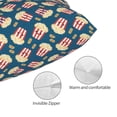 thumbnail image 3 of KLL Popcorn With Glasses Pillow Covers Envelope Closure,Super Soft and Cozy Fuzzy Fleece Pillow Case Cover (No pillow core）, 3 of 5