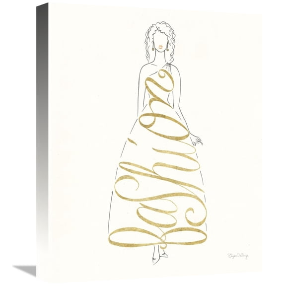 Global Gallery's 'Stylish Sayings III' By Elyse DeNeige Stretched Canvas Wall Art