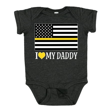 

Inktastic Dispatcher Dad Emergency Services Gift Baby Boy or Baby Girl Bodysuit