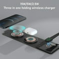 thumbnail image 4 of Wireless Charging Station Foldable 3 In 1 Charging Station For Multiple Devices 15W Wireless Charger IOS & Android, 4 of 8