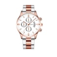 thumbnail image 3 of Msgweeeg Watch Cases for Men Men Watch Valentine Day Gifts Fashion Men's Quartz Watch Openwork Designs Alloy Case Leather Strap Business Casual Wristwatch, 3 of 7