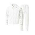 thumbnail image 5 of Men's Waffle Knit 2 Piece Outfit, Collared Button Front Shacket & Wide Leg Pants, Casual Textured Matching Tracksuit Set, 5 of 5