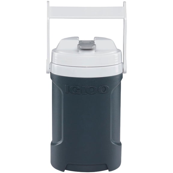 Igloo Latitude Water Jug - Wide Mouth - 1/2 Gallon, Charcoal/White