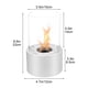 thumbnail image 3 of Chimenea de Sobremesa Ecológica con Piedras Decorativas y Extintor para Uso Interior y Exterior, Patio, Balcón, Jardín, Calefacción Decorativa., 3 of 7