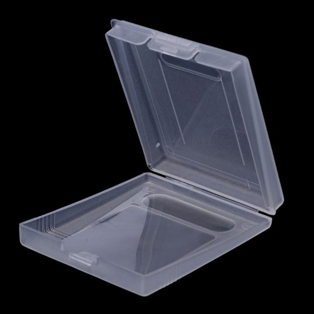 Componente del juego 30x fundas de plástico para tarjetas de juego, caja con cubierta antipolvo para cartuchos, Color GBC
