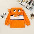 thumbnail image 5 of Younger Tree Baby Boy Girl Raincoat Kid Cute Cartoon Hoodie Zipper Rain Jacket Outfits for 3-4T, 5 of 8