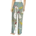 thumbnail image 3 of Balery Cute Farm Birds print Women's Pajama Pants,Ultra Lightweight Pjs,Lounge Pant-, 3 of 9
