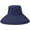 Blue, variant on CoCopeaunts Large Bucket Hat Wide Brim Summer Sun Cap for Female Sun Protection UV Wild Wear Fisherman Hat with Windproof Rope