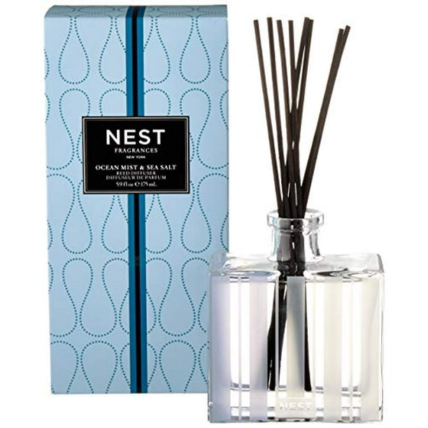 NEST Fragrances Reed Diffuser Ocean Mist & Sea Salt , 5.9 fl oz