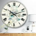 thumbnail image 3 of Designart Feuilles d'eucalyptus I horloge murale, 3 of 4