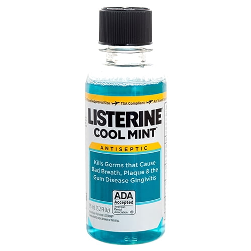 New 378036 Listerine Mouthwash Cool Mint 95Ml / 3.2Z (24Pack) Oral