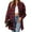 RED, variant on TEMOFON Women Plaid Tops Plus Size Fall Flannel Long Sleeve Shirts Casual Collared Button Down Tops for Women with Pocket Size 2XL