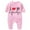 Pink, variant on Toddler Kids Boys Long Sleeve Valentine's Day Heart Print T-Shirt Jumpsuit Romper for Easy Dressing Suitable for Daily and Play(Black,9 Months)