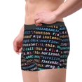 thumbnail image 2 of Kdxio Men's Boxer Briefs with Function Source Code1 Print - Comfortable and Breathable Underwear for Everyday Wear, 2 of 5