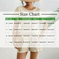 thumbnail image 4 of pstuiky 2 Piece Sets for Women Dressy Summer Solid Color Lightweight Pajamas Sets Casual Loose Fit Crew Neck Short Sleeve Sleepwear with Shorts Womens Loungewear Set Beige XS, 4 of 7