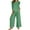 Green, variant on Swuxness Women Casual Elbow Length Two Piece Set, Women Wide Leg Long Pants Sets, Women's Solid Color V Neck Top and Long Pants Outfit Sets With Pockets Sets Blue, XXXL