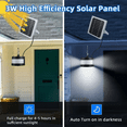 thumbnail image 4 of Lámpara Solar Focos Colgante De Exterior Blanco, 4 of 5