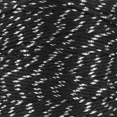 UPC: 0195158642179 | 240yd. Black & Silver Twine by Recollections™